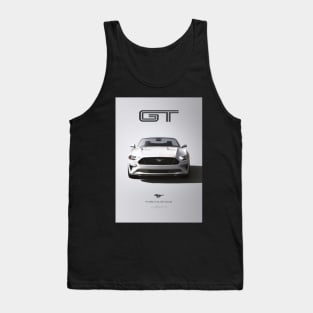 2018 Mustang Convertible Artwork Tank Top